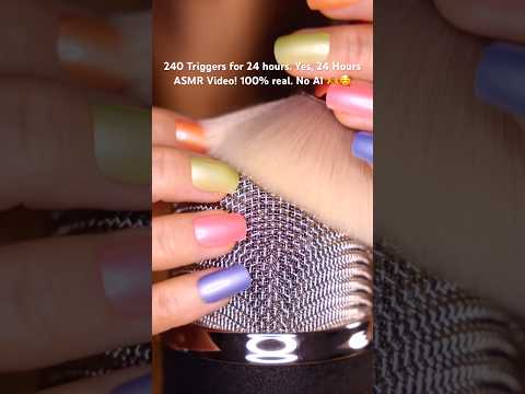 240 + Triggers in an ASMR Video that lasts 24 hours ❤️