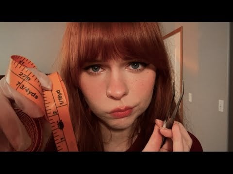 ASMR Normal Human Touches and Examines Your Face and Skin (Measuring and Face Touching)