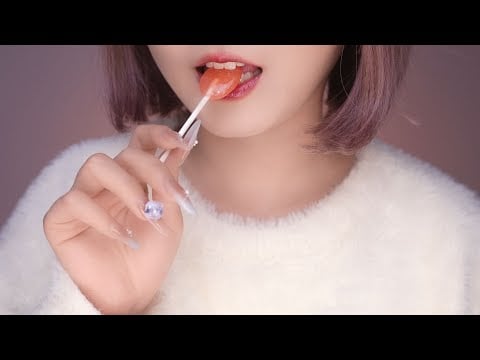 ASMR Sticky & Sweet Candy Eating | Chewy Gummy + Lollipop Mouth Sounds