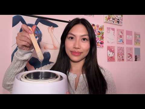 ASMR waxing appointment (soft spoken, anticipatory ASMR)
