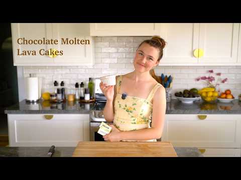 ASMR - Making Chocolate Molten Lava Cakes