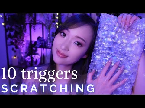 ASMR | 100% SCRATCHING 10 triggers | 1h de gratouilles !