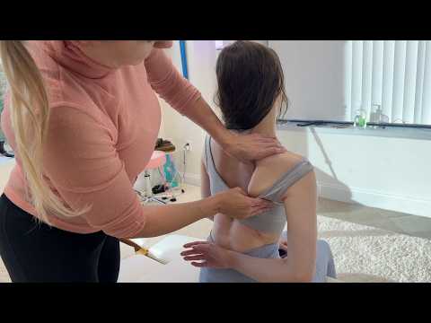😱 ASMR Satisfaction Back Cracks, Skin Scraping, Relaxation Stretches
