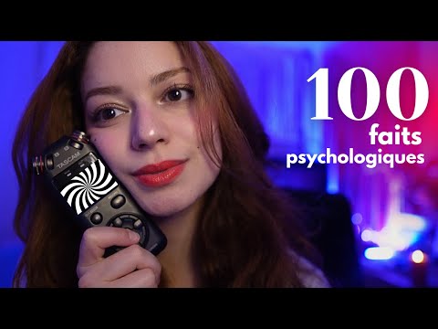 ASMR : Plein de FAITS surprenants et aléatoires en BINAURAL (40min)