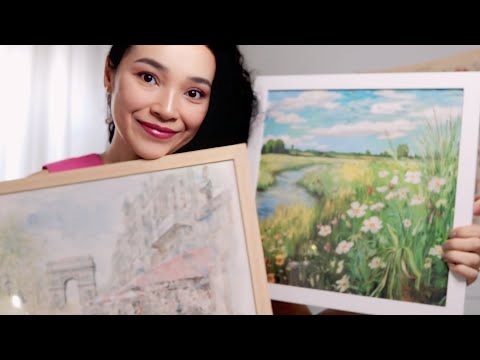 ASMR • Galeria/Loja de Quadros mais silenciosa da cidade 🖼