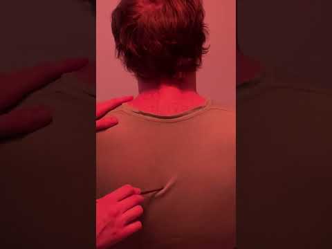 Pressure Point Massage ASMR #oddlysatisfying #tingleinducing #relaxing #sleepy