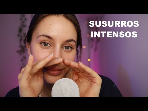 ASMR Susurros intensos cerca del micro 🦋 (charlando con vosotros)