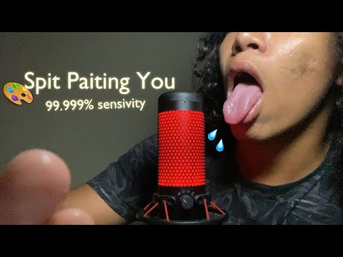 ASMR SPIT PAITING 🎨 | PURE MOUTH SOUNDS