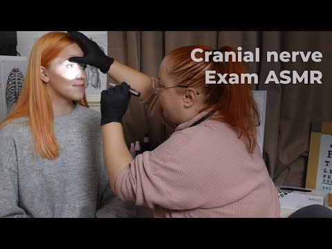 * ASMR * Cranial Nerve Exam / REAL PERSON / Doctor check-up / Medical / Unintentional