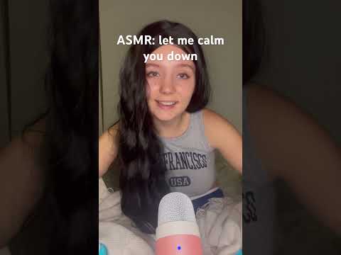 let me calm you down 🤍#asmr #girlfriendasmr #whisper #cozyasmr #tingles