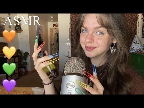 ASMR Tapping with Paper Clip Nails