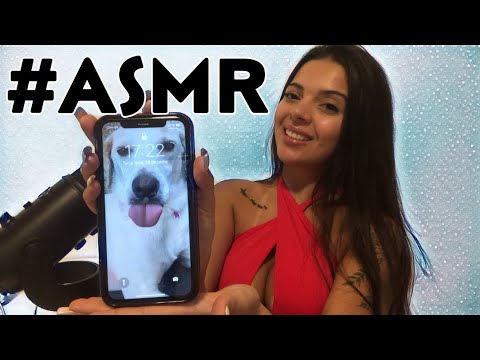 ASMR MOSTRANDO MEU CELULAR