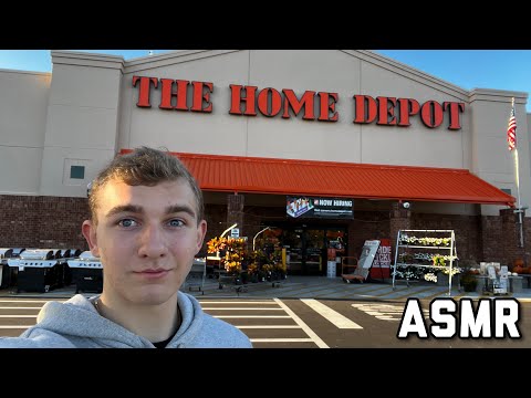 Asmr in Home Depot (public asmr)