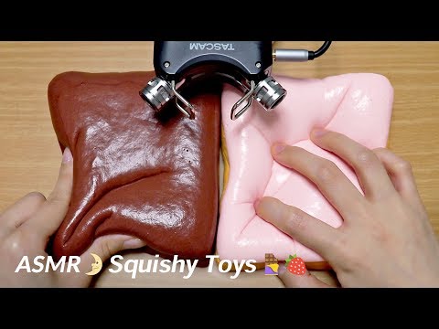 [ASMR] Squishy Squeeze Toys スクイーズの音 / BLOOM /  No Talking