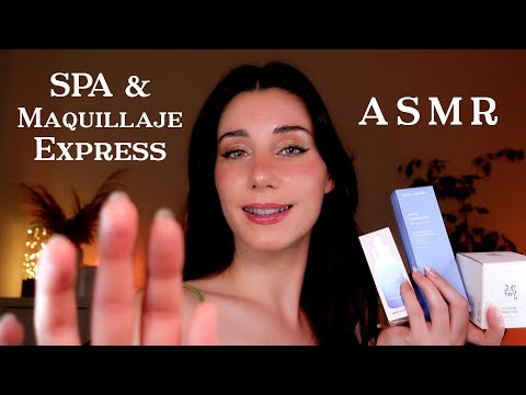 ASMR SPA & MAQUILLAJE EXPRESS 🦋💤 SKINCARE & MASAJE Facial 🧼 Roleplay en Español 🤍 Atención Personal