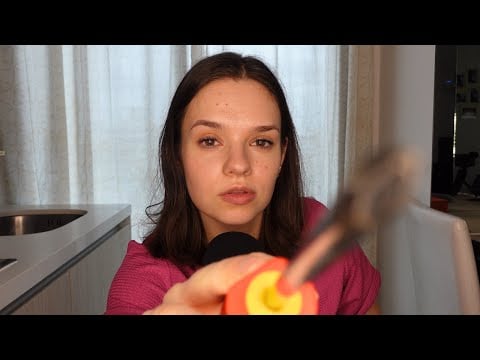 ASMR there's something in your eye, let me get it for you | personal attention