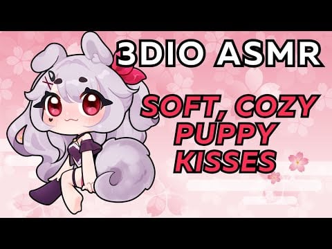 【ASMR】🐾💖 soft, cozy puppy kisses for deep sleep ♡