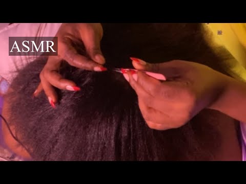 ASMR Real Person Head Tingles| Dandruff Pluck| Instant Tingles Fall Asleep Fast 💕