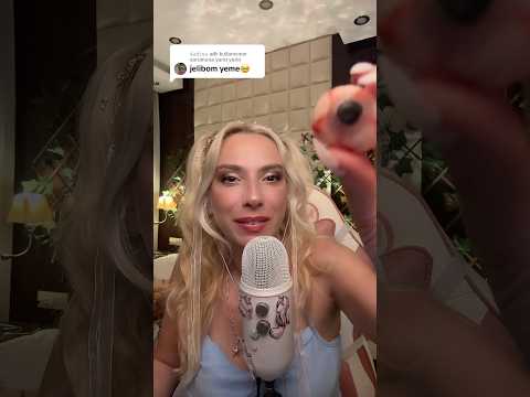 Çok lezzetlisin 😋#asmr #asmrsounds #asmrvideo #jelibon #jelly #asmr mukbang #mukbangeatingshow