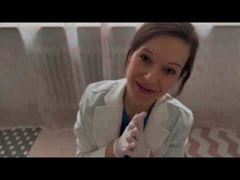 ASMR I check if your body is ok…😳POV Full Body Palpating Doctor Roleplay (German/English)  