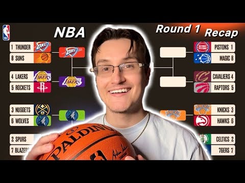 ASMR | NBA Playoffs Round 1 Recap 🏀💤 (whisper ramble)