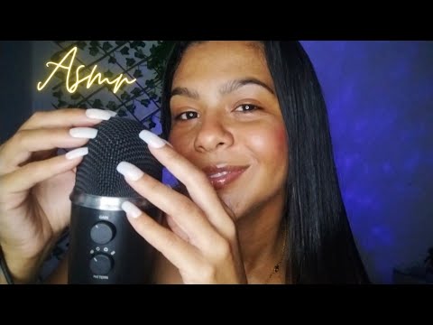 ASMR ARRANHANDO MICROFONE DELICADAMENTE