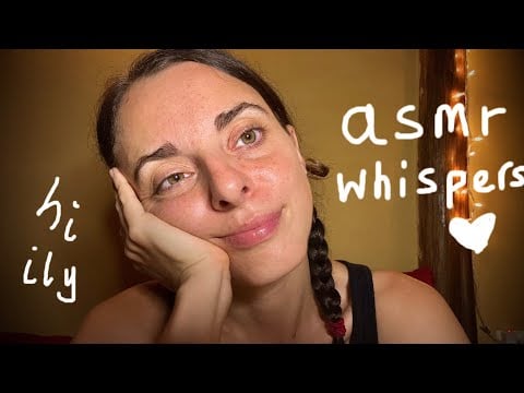 Its ok to be not ok here❤️ Youre not alone [ASMR Whisper Ramble on self kindness]