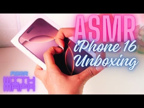 iPhone 16 Pro Max Unboxing ASMR - The Ultimate Tactile Experience