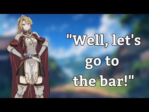 {Asmr} Your local knight loosens you up [royal listener] [hero's legends] [happy speaker]