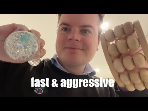 ASMR Fast & Aggressive Random Triggers Pt  3 *MAJOR LOFI TINGLES*