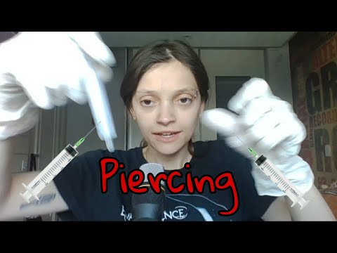 Asmr: Colocando piercing em você