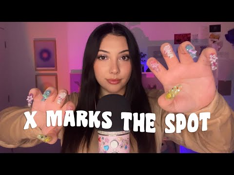 ASMR for *tingles* ✨ X Marks The Spot (spiders crawling up your back) 😴🧠✨