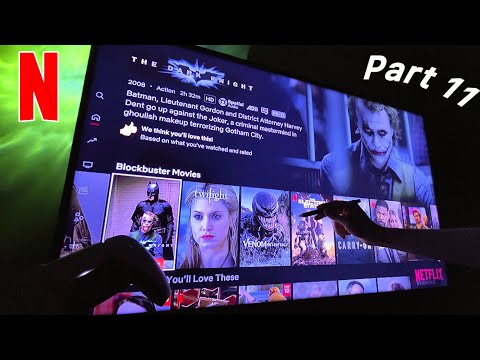 ASMR | Scrolling Through Netflix Movies 🍿 (tv tracing + whisper ramble) pt 11