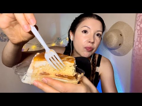 ASMR Comiendo Pastel de Tres Leches - Anécdota de un Casting / Comercial que Grabé / Milagro