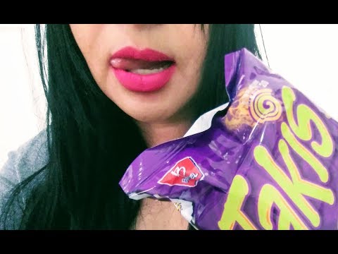 ASMR En Español - Comiendo Takis fuego