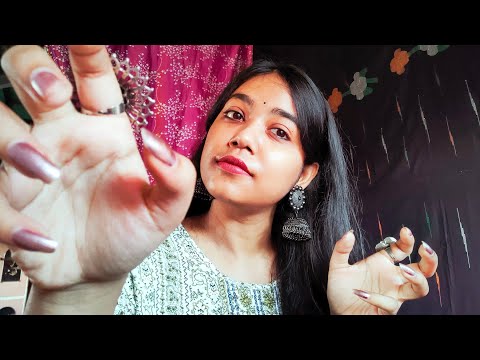 ASMR HINDI- INVISIBLE SCRATCHING On YOUR ITCHY FACE IN 10 DIFFERENT WAYS• PERSONAL ATTENTION