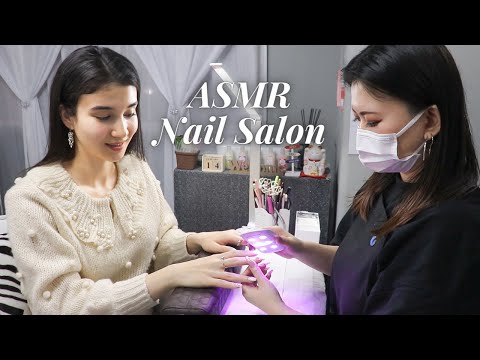 ASMR I got my NAILS done in Japan, Soft Spoken