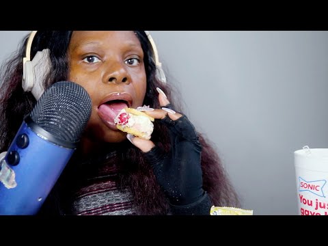 Reese's Blast Shortbread Sandwich ASMR Eating Sounds