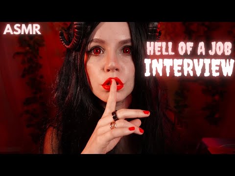 ASMR HELL OF A JOB INTERVIEW demon roleplay