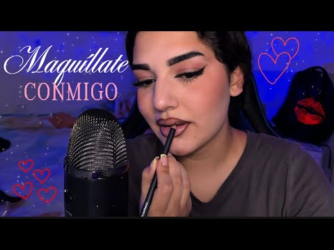 ASMR MAQUÍLLATE CONMIGO ✨ mientras hablamos 🧚🏼‍♀️