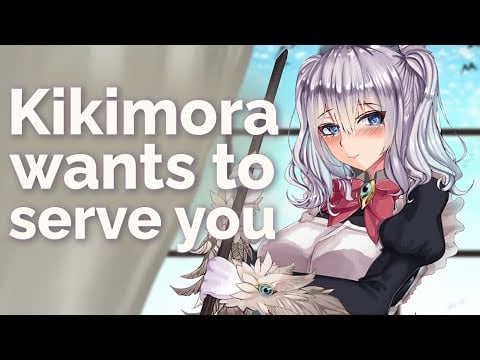 ASMR Roleplay - Kikimora Maid spends the night with you (Binaural, F4M, Monster Girl)