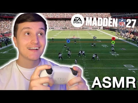 ASMR Gaming 🎮 | EA Madden 27 Gameplay 🏈(w/ controller sounds)