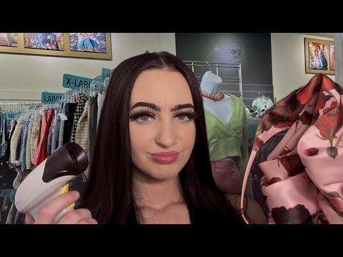 [ASMR] Rude Plato's Closet Employee Judges Your Clothes | Soft Spoken