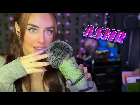 ASMR ✨ Clicky tapping & dry mouth sounds (looped once with echo added) for TINGLES ✨