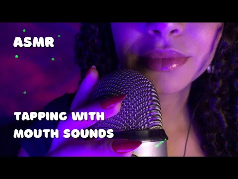 ASMR| TAPPING WITH MOUTH SOUNDS 💋