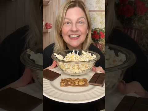 Trying our delicious Snack Plate!! 😋🍿🎬 #asmr #snackplate #chocolate ✨