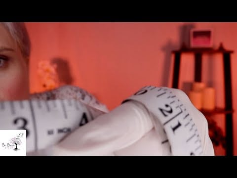 ASMR Face Measuring & Face Exam With Latex Gloves