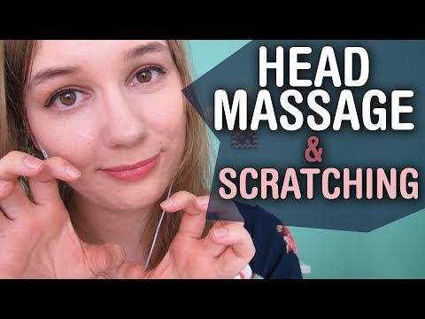 ASMR 3 Types of Head Massage & Scritchens (Whisper)