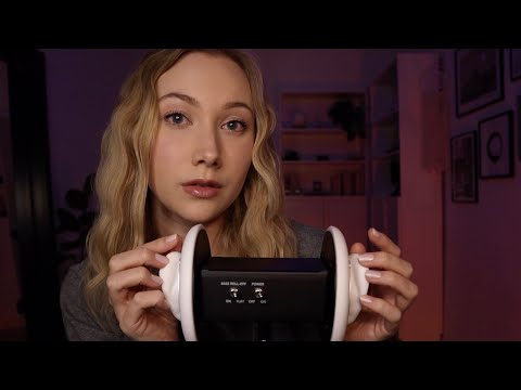 ASMR Dry Ear Massage | Ear Tapping, Cupping, Pinching (Whispering)