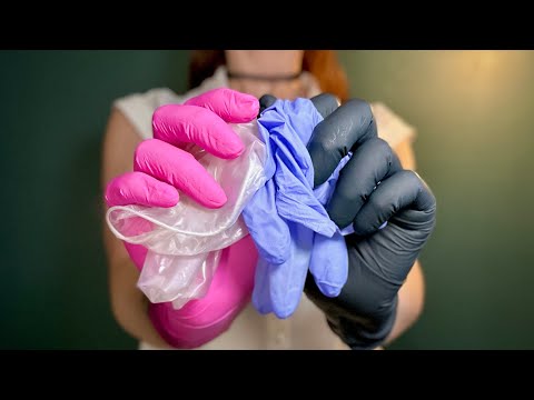 ASMR Latex Glove Hand Sounds 1 Hour | background asmr no talking